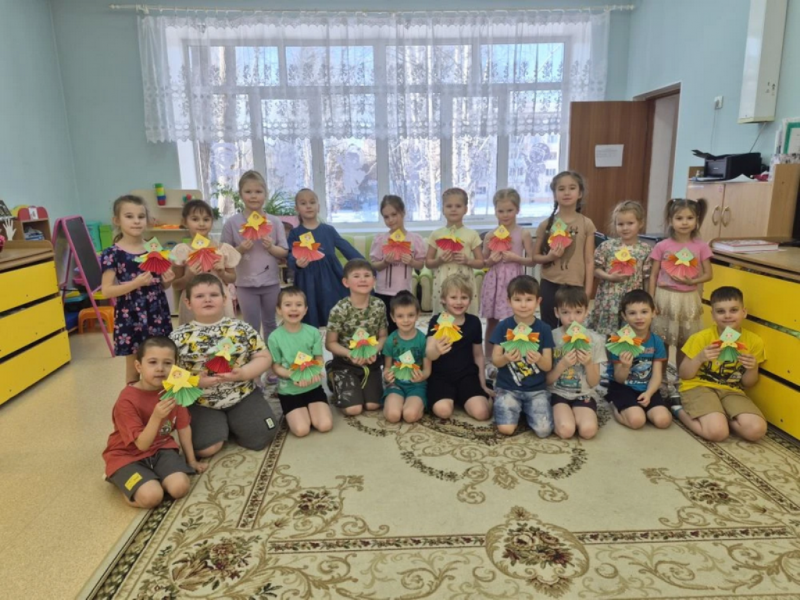 Праздник Масленицы в подготовительной группе «Дюймовочка».