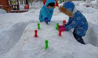 Игровая зима в детском саду
