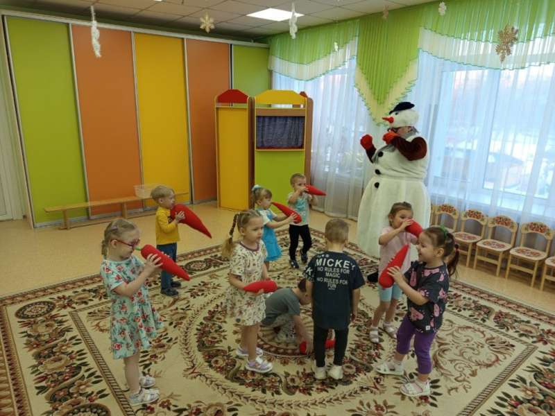 «Снеговик-озорник.»