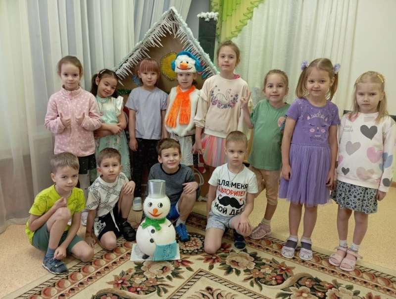 "День Снеговика в детском саду".